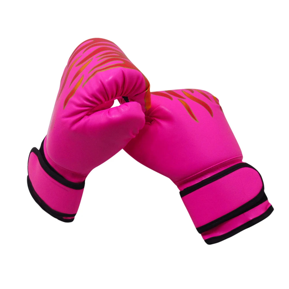 2pcs Kickboxing Boxing Gloves Breathable Children Kids Muay Thai Fighting Gloves