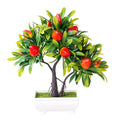 1Pc Artificial Fruit Orange Tree Bonsai Fruit Office Garden Desktop Party Decor Home Artificial Fake Potted Ornament