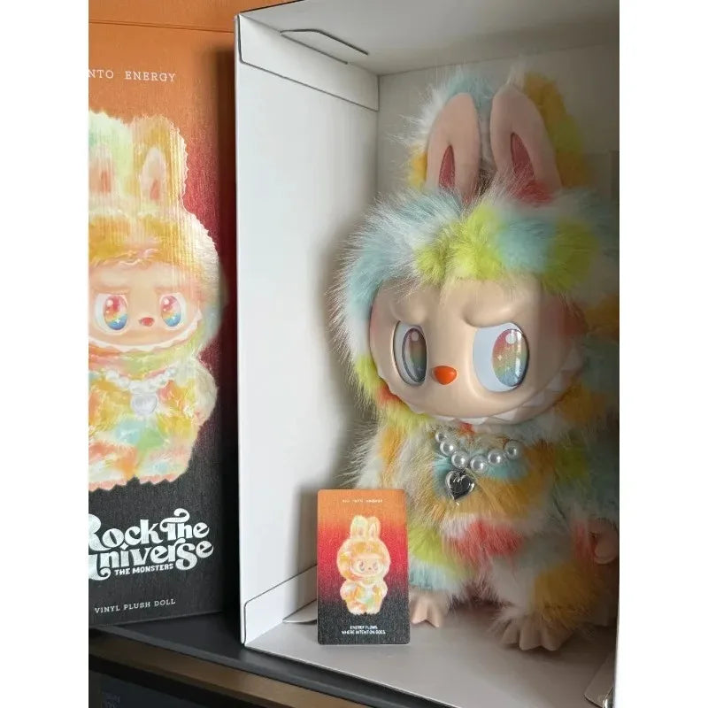 100%OriginalPOPMart Labubu THE MONSTERS High-energy Vinyl Plush Toy Big Kid Gift in Front Doll or Action Figure Model Xmas Gifts