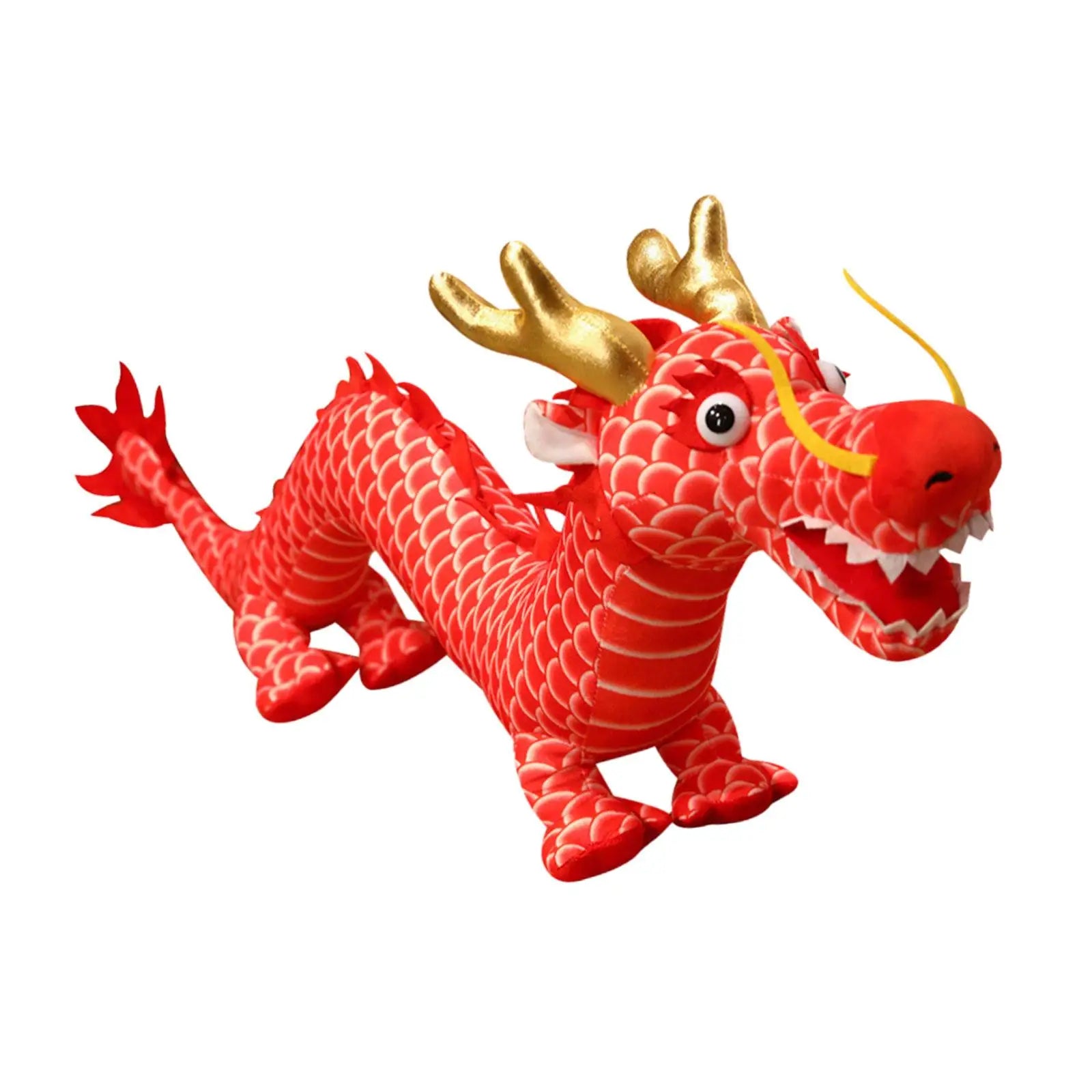 Chinese New Year Dragon Dolls Cartoon Soft Cute Photo Props Huggable Chinese