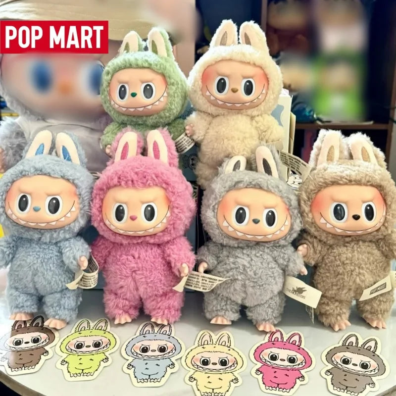 Genuine POPMART Labubu The Monsters Blind Box Exciting Macaron Vinyl Face Surprise Mystery Box Toys Kawaii Anime Action Figure