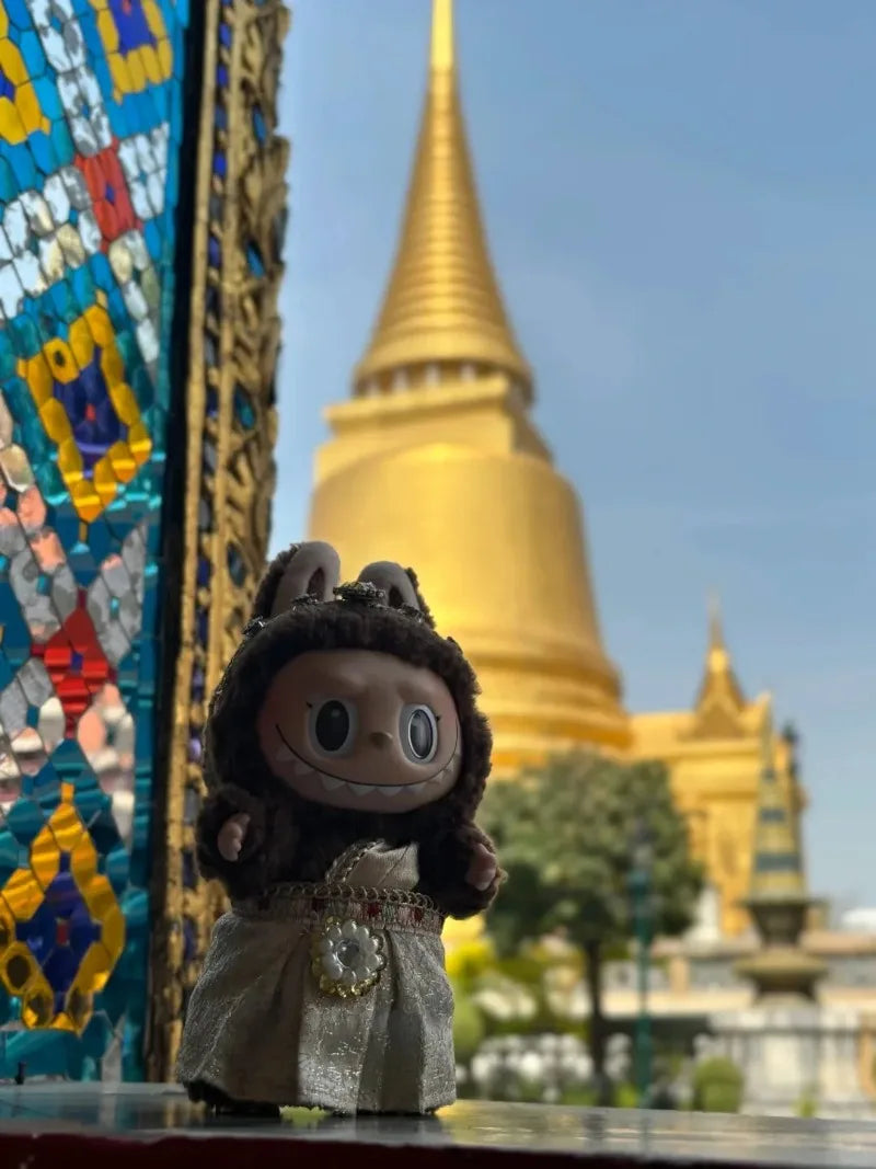 POPMART Original Genuine Thai Limited Edition LABUBU Plush Toy Decoration Doll Surprise Birthday and Christmas Gift