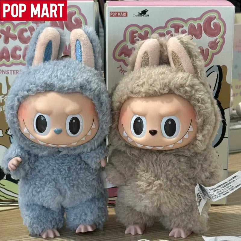 Genuine POPMART Labubu The Monsters Blind Box Exciting Macaron Vinyl Face Surprise Mystery Box Toys Kawaii Anime Action Figure