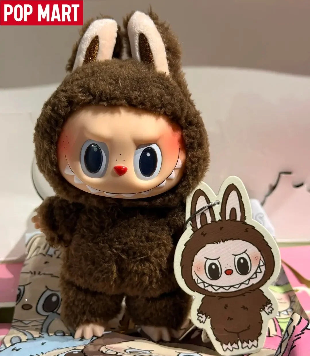 Genuine POPMART Labubu The Monsters Blind Box Exciting Macaron Vinyl Face Surprise Mystery Box Toys Kawaii Anime Action Figure