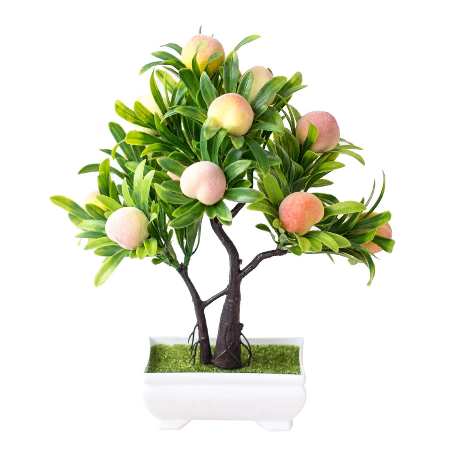 1Pc Artificial Fruit Orange Tree Bonsai Fruit Office Garden Desktop Party Decor Home Artificial Fake Potted Ornament