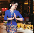 Southeast Asian Thai Style Women's Hotel Workwear Beauty Salon ASP Technician Uniform