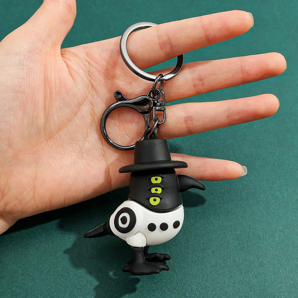 New K Pop Demon Dolls Keychain Toys Kawaii Anime Toy Pvc Backpack Pendant Kids Birthday Christmas Gifts