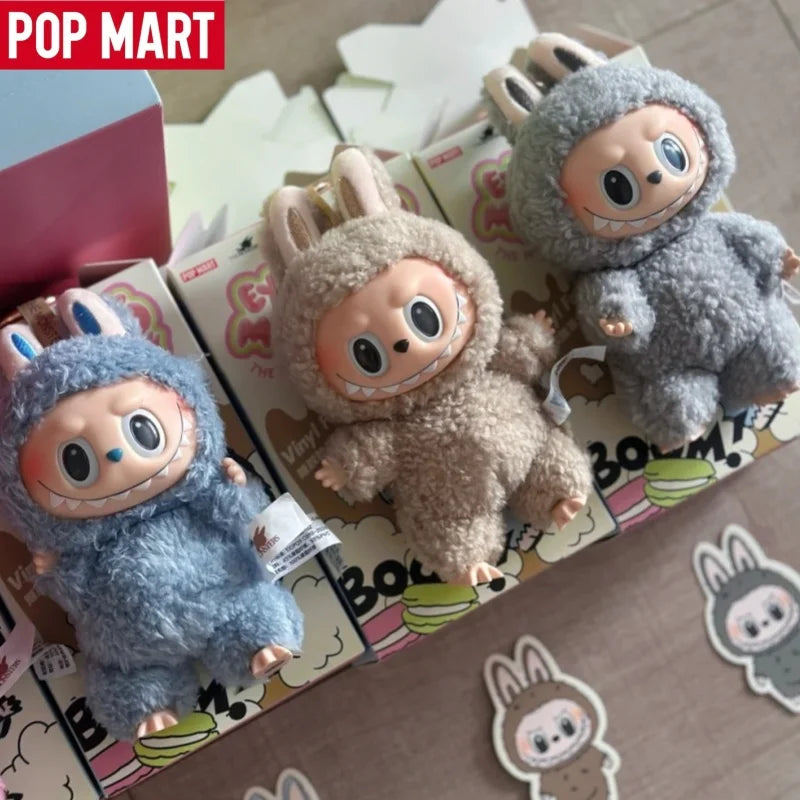 Genuine POPMART Labubu The Monsters Blind Box Exciting Macaron Vinyl Face Surprise Mystery Box Toys Kawaii Anime Action Figure