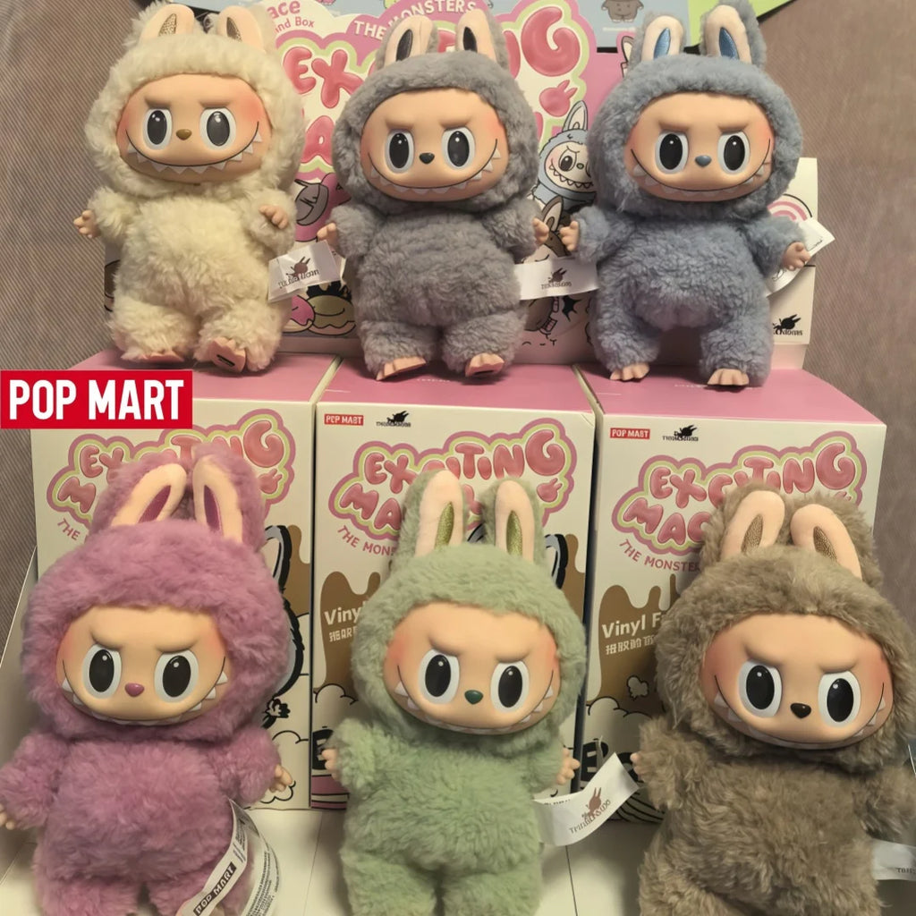 Genuine POPMART Labubu The Monsters Blind Box Exciting Macaron Vinyl Face Surprise Mystery Box Toys Kawaii Anime Action Figure