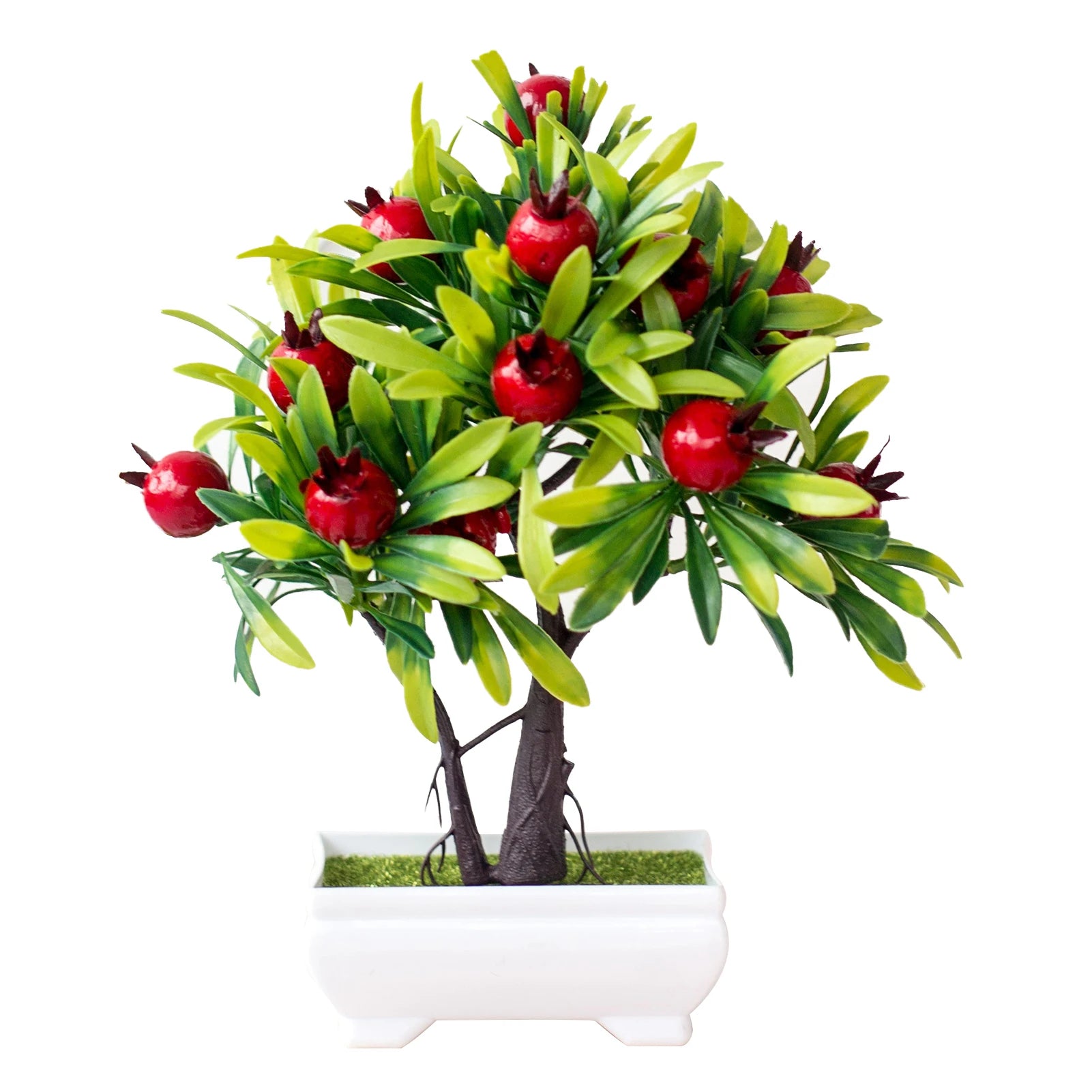 1Pc Artificial Fruit Orange Tree Bonsai Fruit Office Garden Desktop Party Decor Home Artificial Fake Potted Ornament