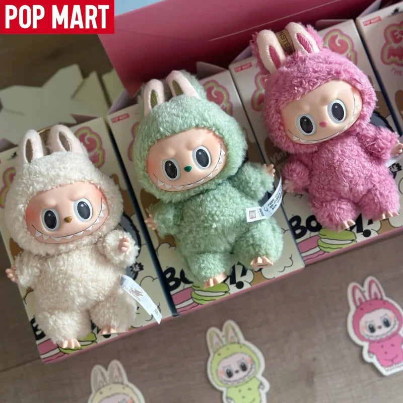 Genuine POPMART Labubu The Monsters Blind Box Exciting Macaron Vinyl Face Surprise Mystery Box Toys Kawaii Anime Action Figure